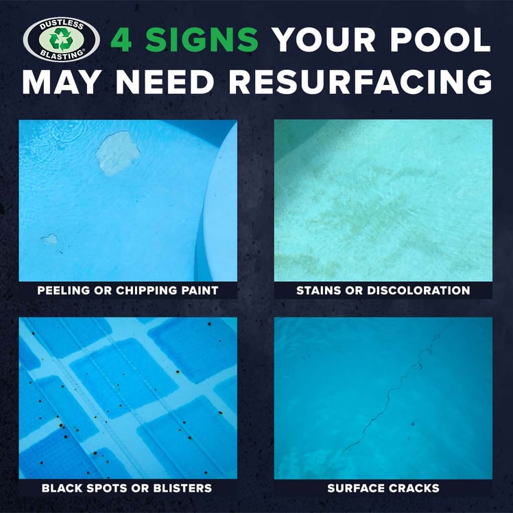 Pool Resurfacing Options & Surface Preparation with Dustless Blasting
